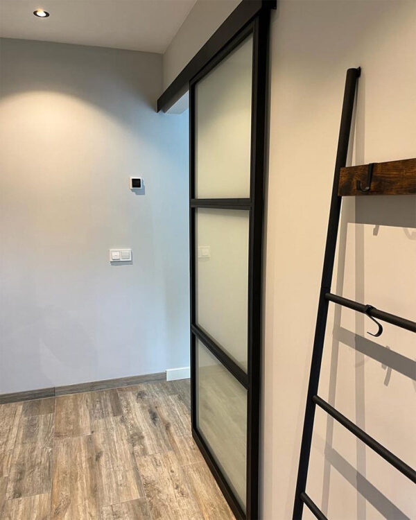 Schuifdeur met 2 horizontale verdeling